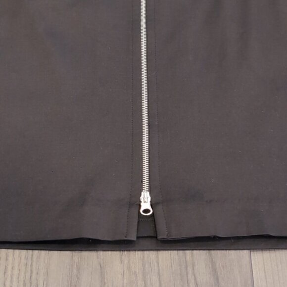NEW Velika Designs Zip Front Pencil Skirt Plus Size 18 Black Made In Canada - Picture 3 of 11